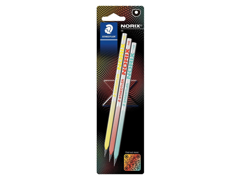 Staedtler Pencil NORIX HB 3pcs bc   100% PEFC