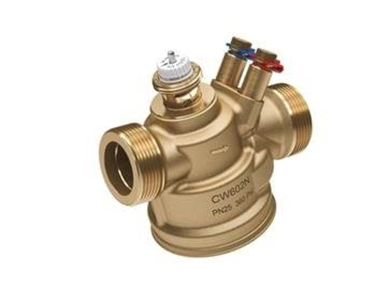 Danfoss AB-QM 4.0 flow limiter DN25 np/measuring outlet brass dezincification-free