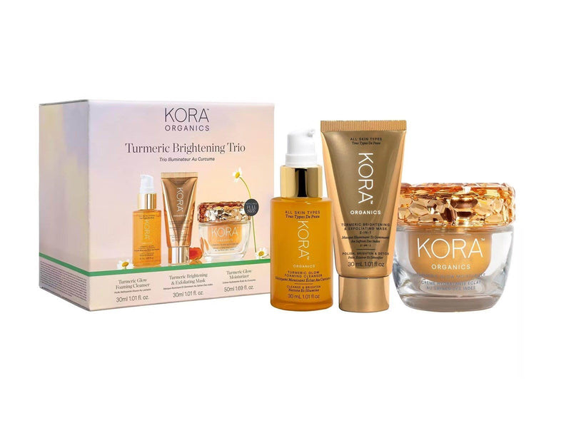 KORA Organics - Turmeric Brightening Trio Gift Box