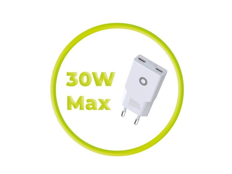 Mobile Origin GaN 30W Slim Charger MO18 - Dual USB-C