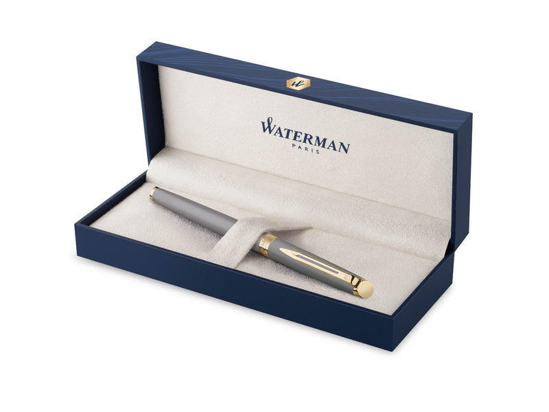 Waterman Hémisphère Rollerball Pen | Stone Grey (The Understated Edit Collection) | Fine Point with Black Ink | Gift Box