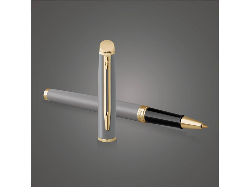 Waterman Hémisphère Rollerball Pen | Stone Grey (The Understated Edit Collection) | Fine Point with Black Ink | Gift Box