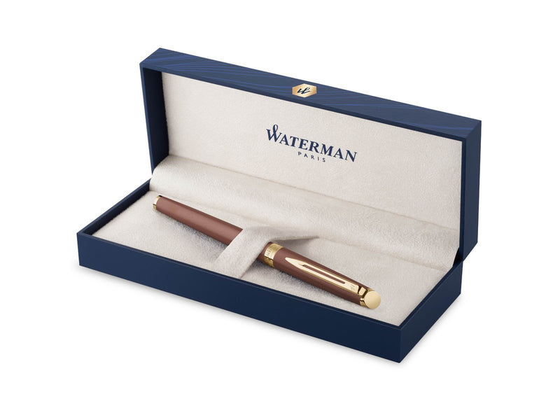 Waterman Hémisphère Rollerball Pen | Copper Red (The Understated Edit Collection) | Fine Point with Black Ink | Gift Box