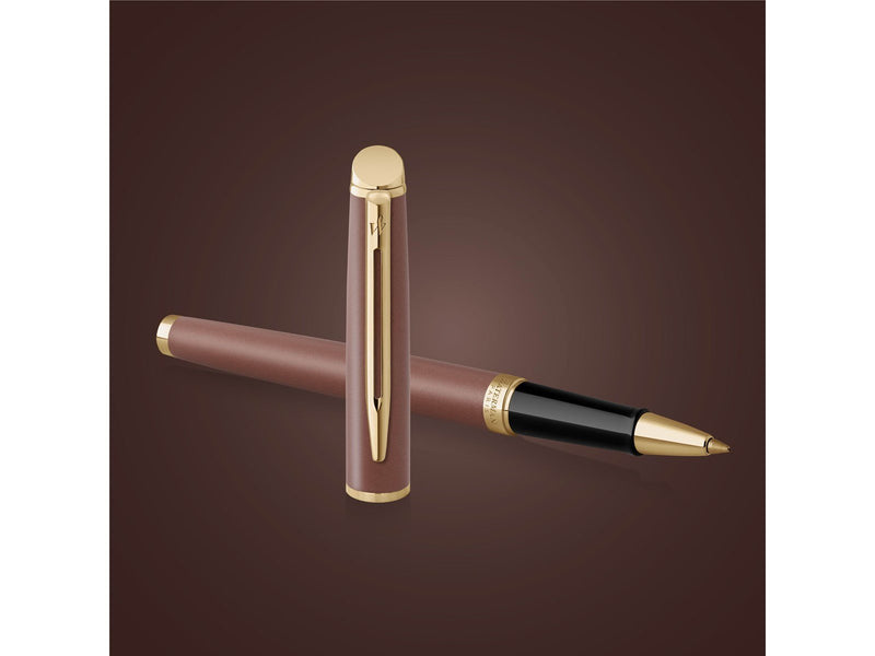 Waterman Hémisphère Rollerball Pen | Copper Red (The Understated Edit Collection) | Fine Point with Black Ink | Gift Box