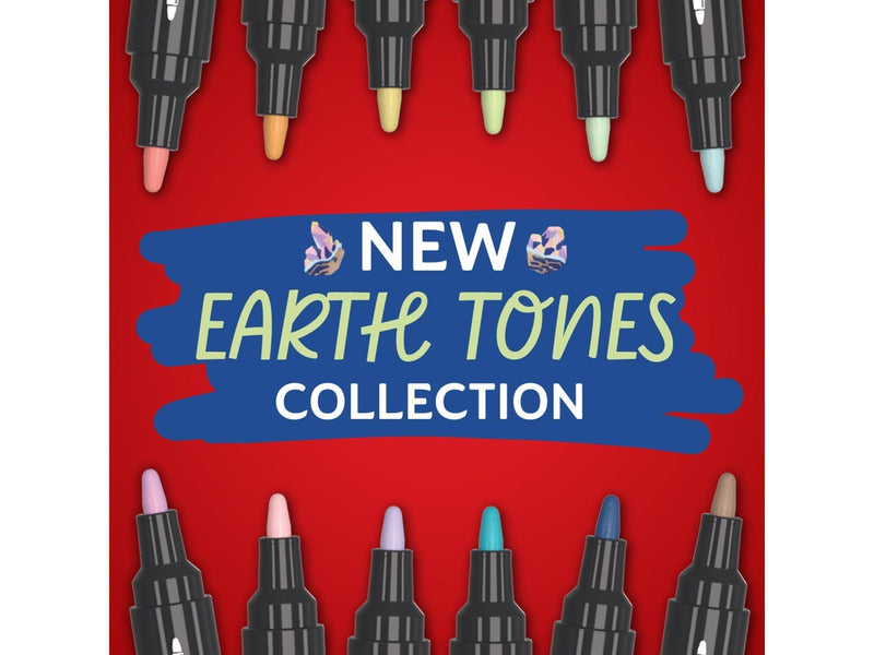 Sharpie Creative Marker Acrylic Paint Pens | Earth Tones | Bullet Tip | Assorted Colours | 5 Count