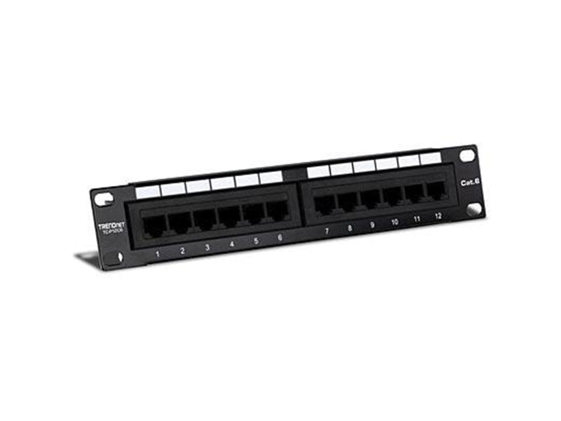 TRENDnet TC-P12C6 12-Port Cat. 6 Unshielded Patch Panel