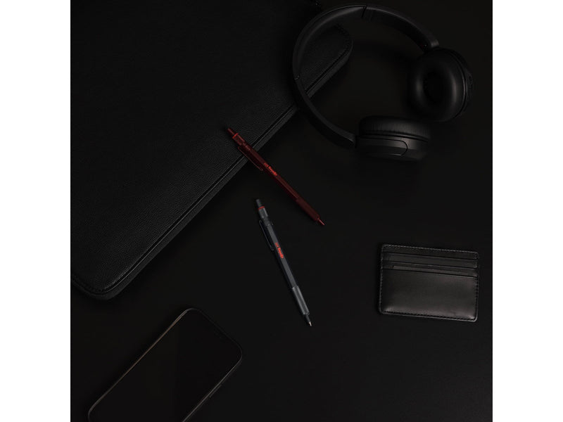 Rotring 600 Ballpoint Pen | Medium Point | Black Ink | All-Metal Body Pen | Chocolate Truffle | Non-Slip Knurled Grip & Hexagona