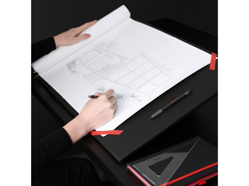 Rotring 600 Mechanical Pencil | HB Lead 0.5 mm | All-Metal Body Propelling Pencil | Chocolate Truffle | Non-Slip Knurled Grip &