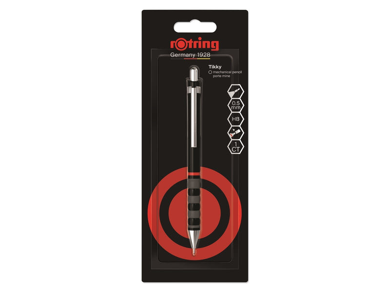 Rotring Tikky Mechanical Pencil | HB Lead 0.5 mm | Black Barrel