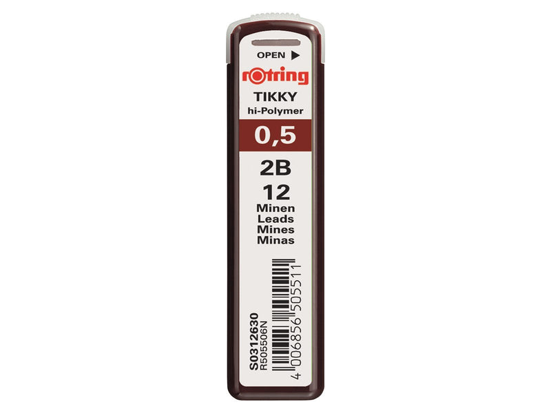 Rotring Tikky Retro Mechanical Pencil Set | 2B lead 0.5 mm | Blue Barrel