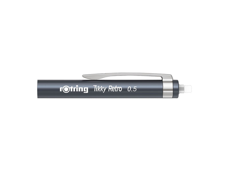 Rotring Tikky Retro Mechanical Pencil | 2B lead 0.5 mm | Grey Barrel
