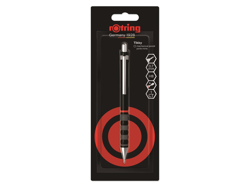 Rotring Tikky Mechanical Pencil | HB Lead 0.7 mm | Black Barrel