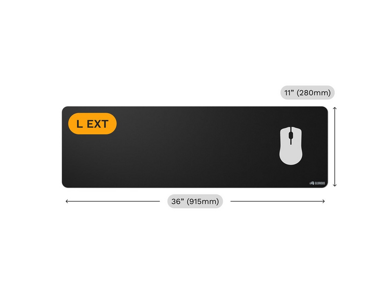 Glorious Mouse Pad 2 Large Extended - Edgeless