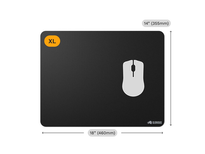 Glorious Mouse Pad 2 XL - Edgeless - Black