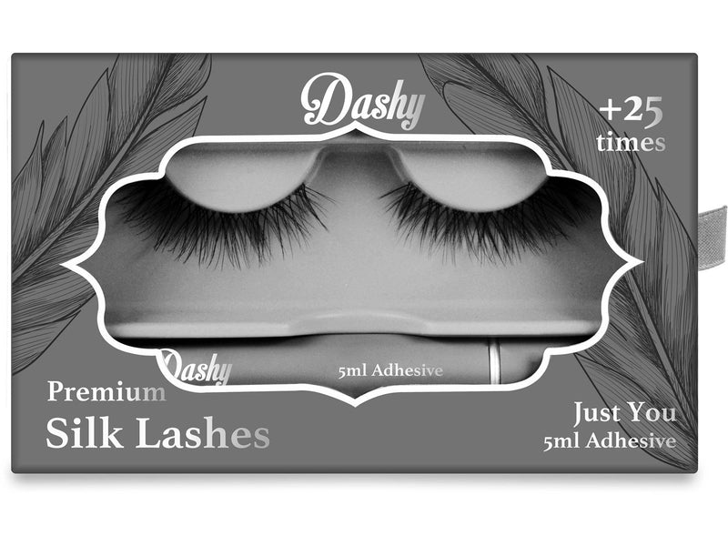 Dashy Premium Silk Lashes + 5 ml Adhesive Just You
