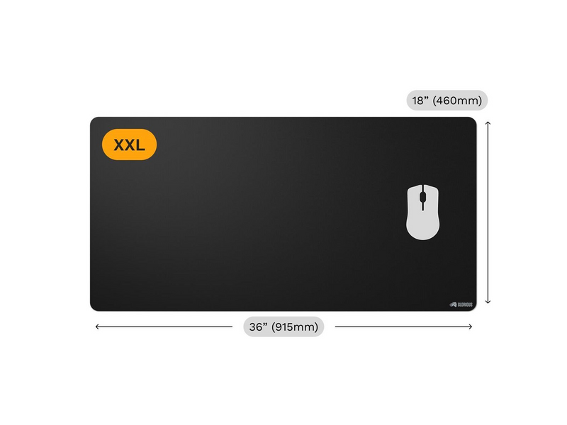 Glorious Mouse Pad 2 XXL - Edgeless - Black