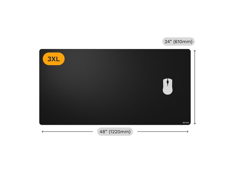 Glorious Mouse Pad 2 3XL - Stitched - Black