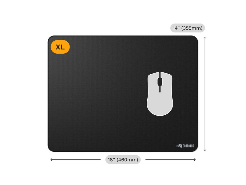 Glorious Mouse Pad 2 XL - Stitched - Black