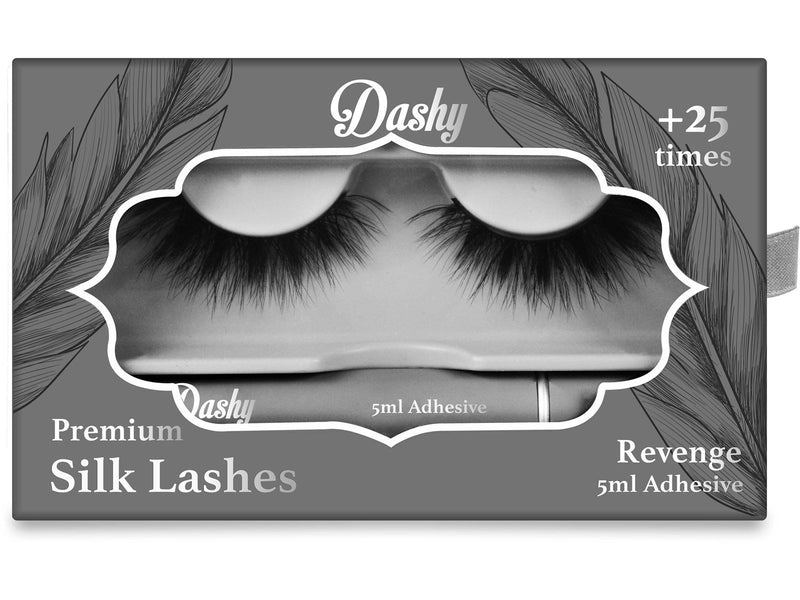 Dashy Premium Silk Lashes + 5 ml Adhesive Revenge