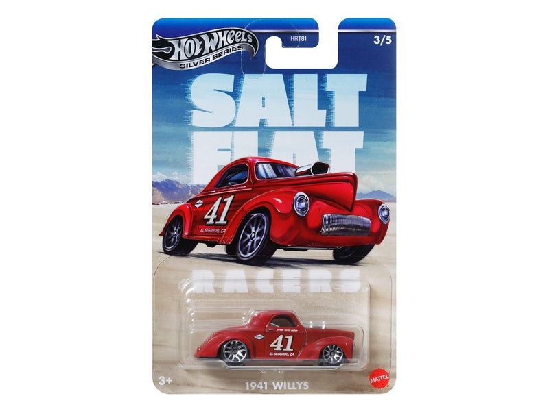 Hot Wheels Silver Series Salt Flat Racers - 1941 Willys