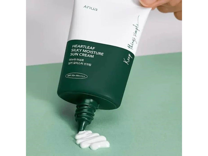 Anua Heartleaf Silky Moisture Sun Cream SPF50+ PA++++ 50ml