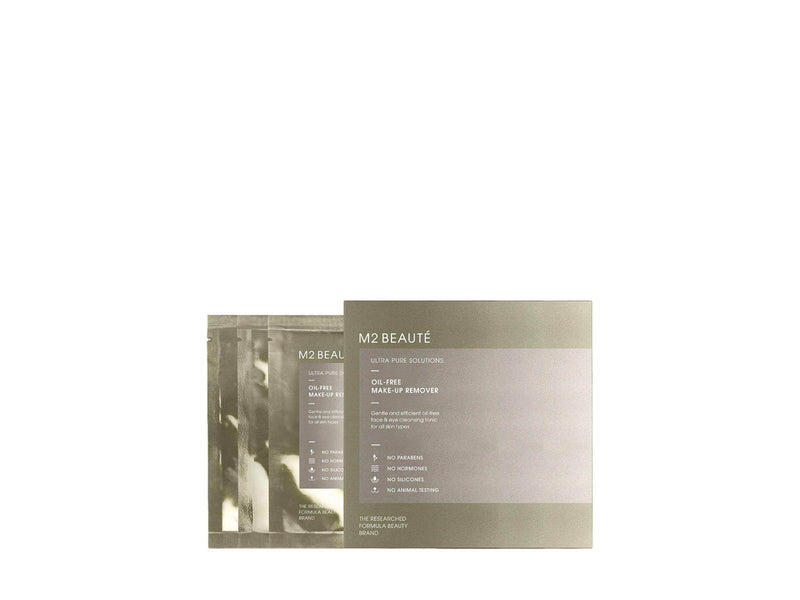 M2 Beauté - Oil-free Makeup Remover Sachets - 7 pcs