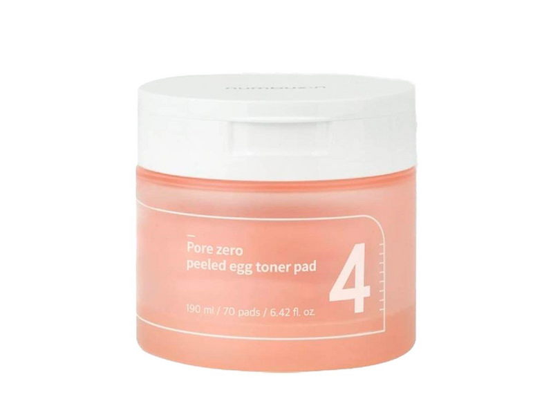 Numbuzin No.4 Pore Zero Peeled Egg Toner Pad