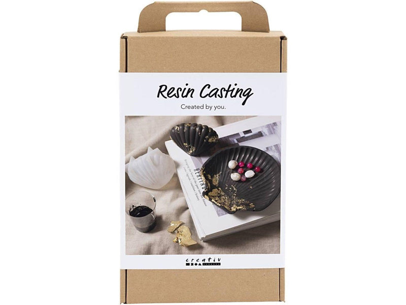 Creativ Company Craft Kit Resin Casting Mussel - Black/Gold