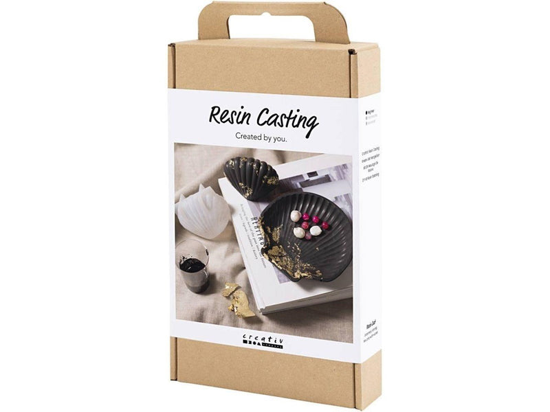 Creativ Company Craft Kit Resin Casting Mussel - Black/Gold