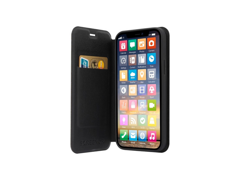 Screenor Clever iPhone 16e MagSafe - Black