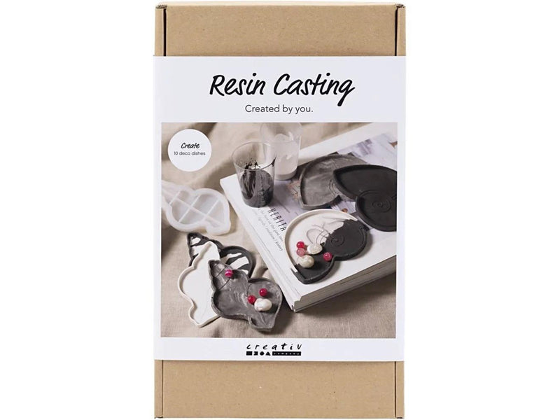 Creativ Company Craft Kit Resin Casting Conch - Black/White