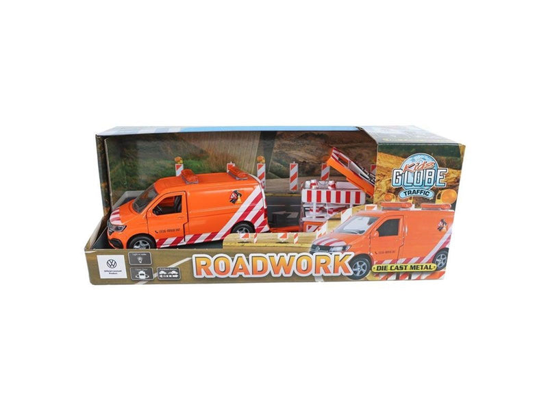 Kids Globe - VW Transporter with Arrow Car and Light Die-Cast