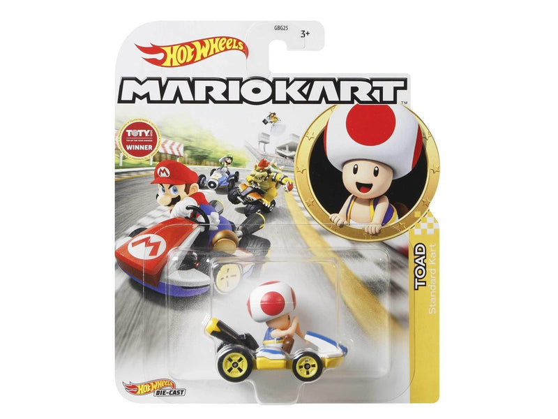 Hot Wheels Mario Kart Toad Standard Kart