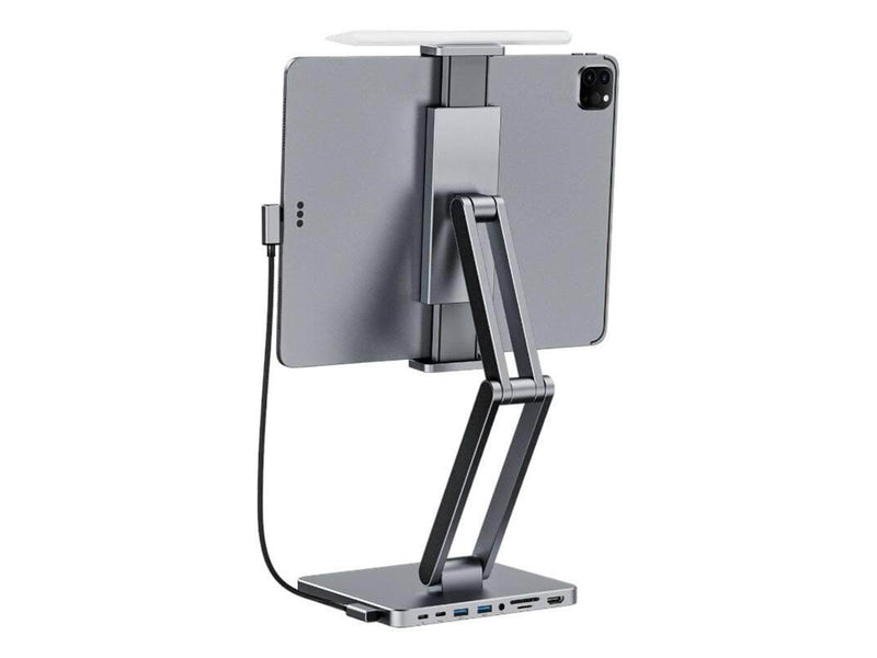 INVZI Docking Station with Stand for Tablet/iPad – 3x USB-C 2x USB-A
