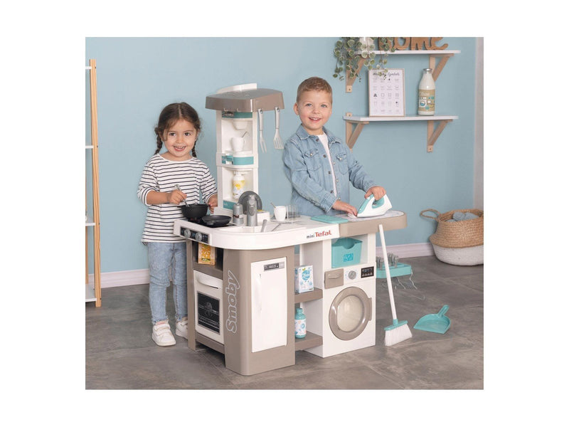 Smoby Tefal Kitchen with Household Station 36pcs.
