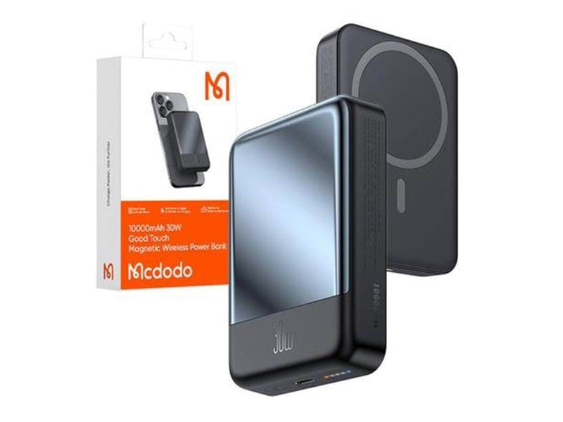 Mcdodo Magnetic Power Bank 30W - Black Powerbank (Akku) - schwarz - 10000 mAh