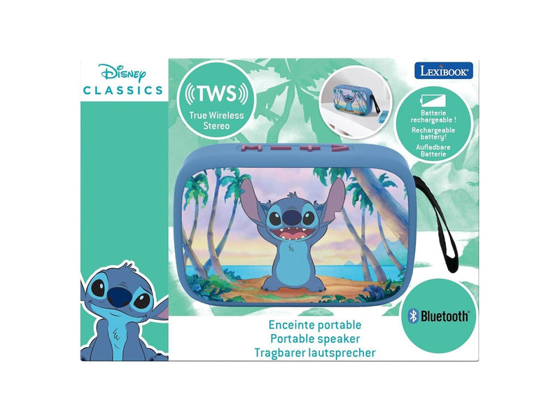 Lexibook Disney Stitch Bluetooth® Portable Speaker