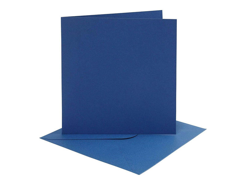 Creativ Company - Cards and Envelopes Blue 4 pcs.