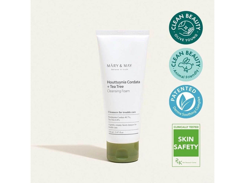 Mary&May Houttuynia Cordata + Tea Tree Cleansing Foam