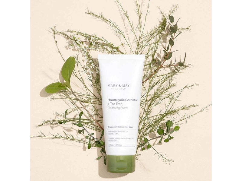 Mary&May Houttuynia Cordata + Tea Tree Cleansing Foam