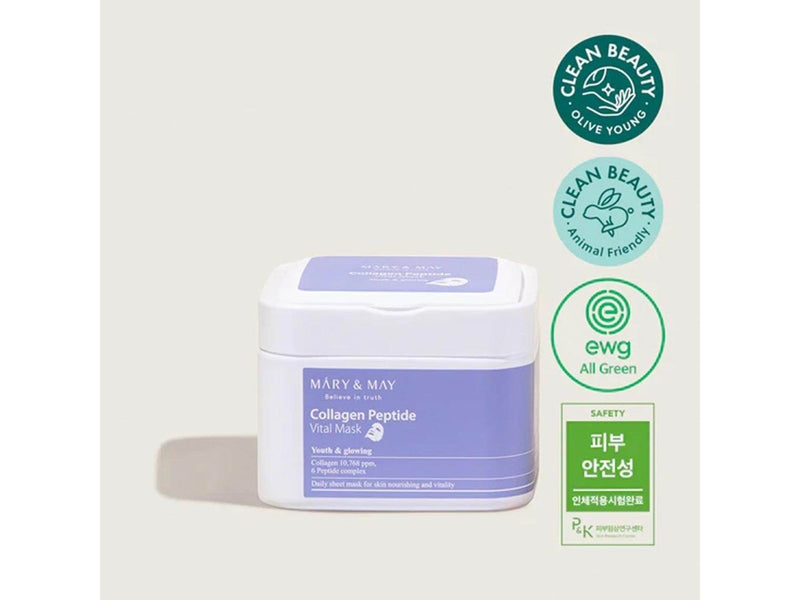 Mary&May Collagen Peptide Vital Mask 30 pcs