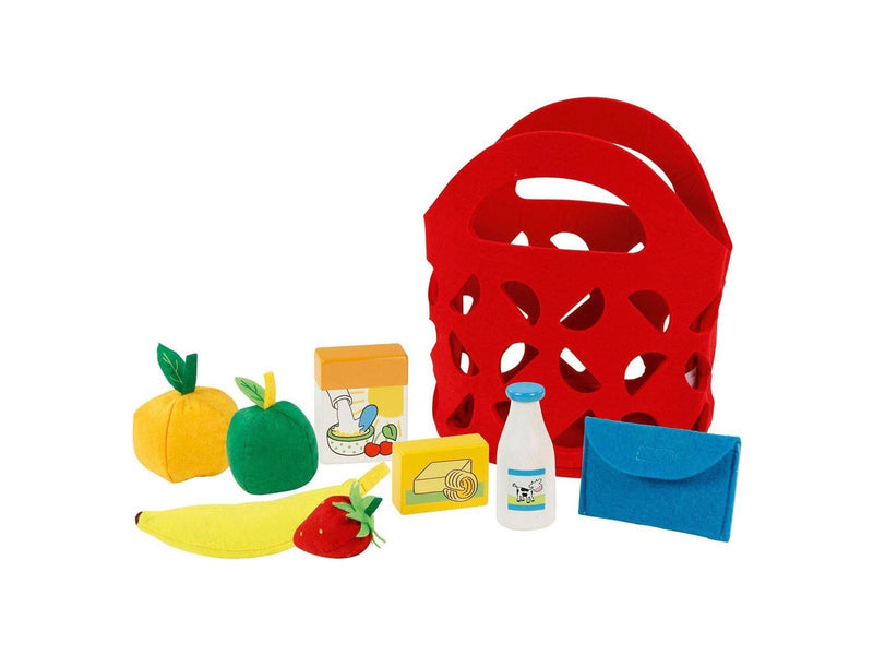 Goki - Shopping Bag with Shopping Felt 9 pcs.