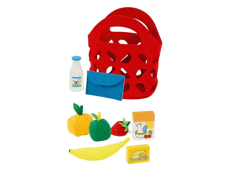 Goki - Shopping Bag with Shopping Felt 9 pcs.