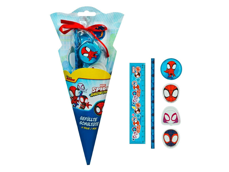 Undercover Spidey - filled school cone 6pcs
