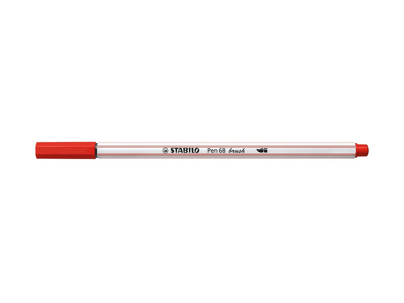 STABILO Pen 68 Brush - Felt-tip pen - Carmine red (48)
