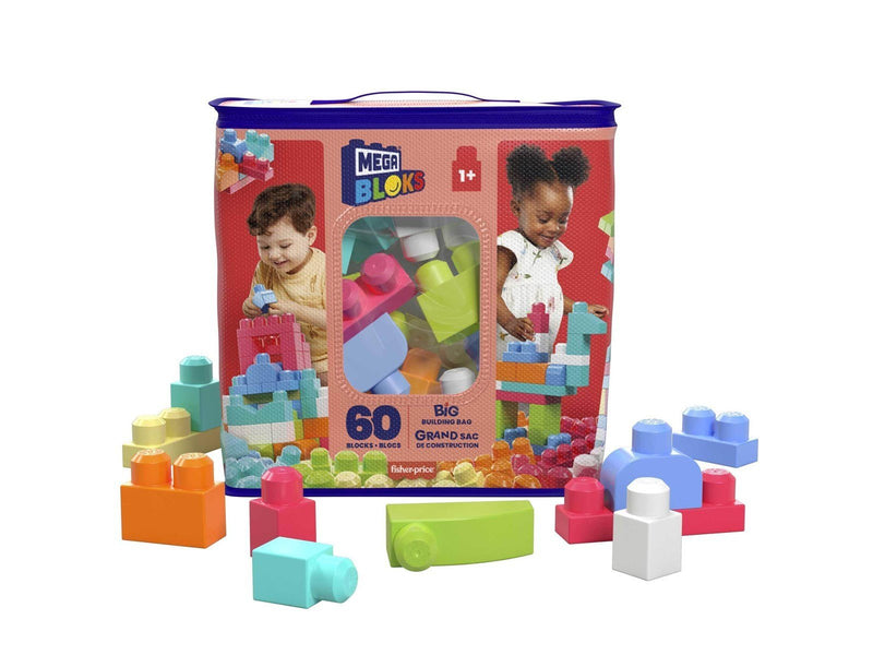 MEGA BLOCKS First Builders Big Building Bag 60 pcs