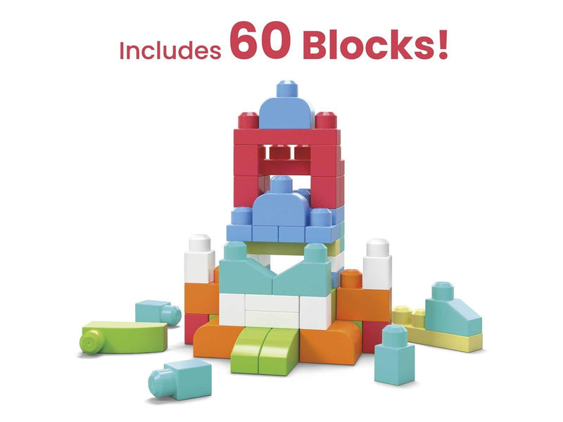 MEGA BLOCKS First Builders Big Building Bag 60 pcs