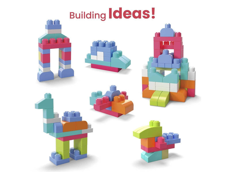 MEGA BLOCKS First Builders Big Building Bag 60 pcs