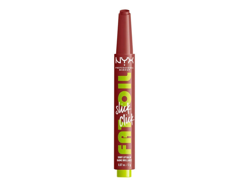 NYX Professional Makeup Fat Oil Slick Click - shiny lip balm - going viral (rose) (04) - high shine