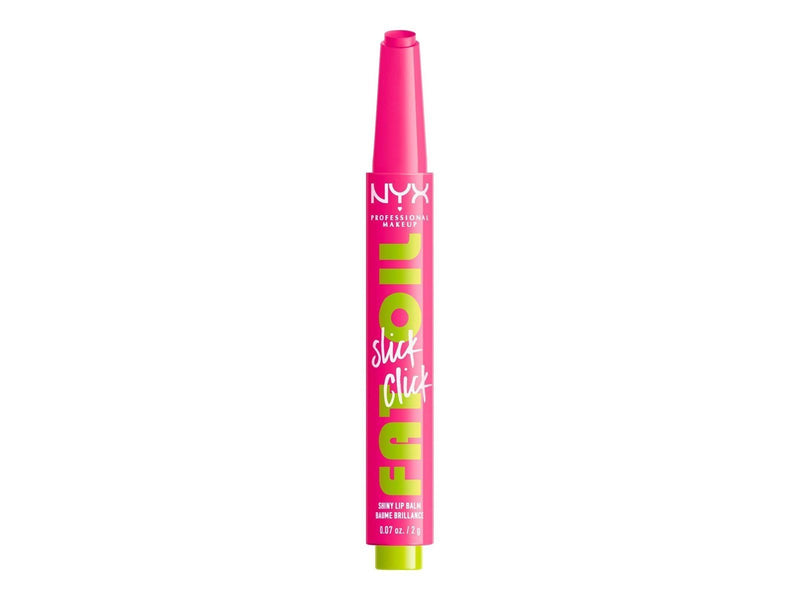 NYX Professional Makeup Fat Oil Slick Click - shiny lip balm - thriving (flamingo pink) (08) - high shine